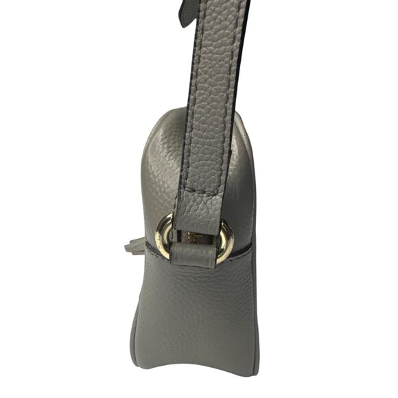 Gucci Soho Disco Pebble Gray Leather Small Crossbody Bag - Picture 2 of 16